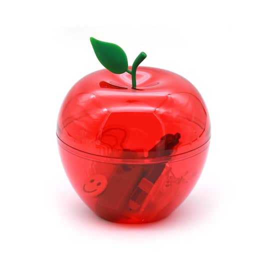 Class Rules! 4.25" Apple Tabletop Container by B2C